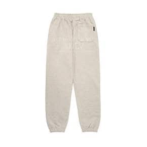 ADLV CLUB LOGO TRAINING PANTS OATMEAL-ADLV클럽