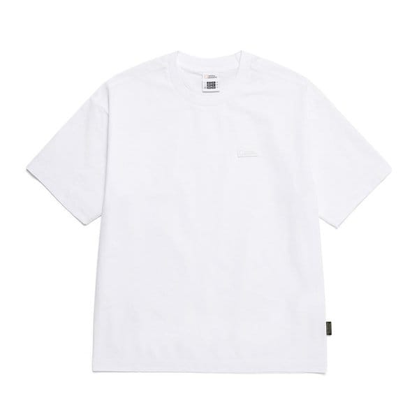 [여주점] N252UTS240 크라즈 스몰로고 그래픽 세미오버핏 반팔 티셔츠 WHITE