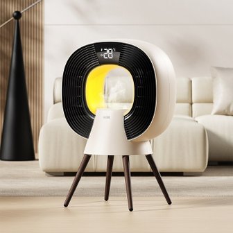 인터데코 불멍 가습 난방을 한번에 리모컨 온풍기 BS016