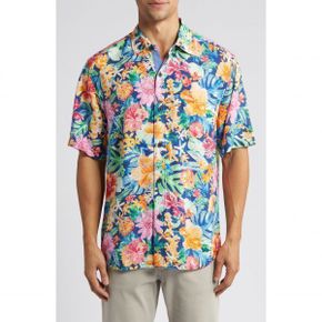 4532628 Tommy Bahama Veracruz Cay Floral Short Sleeve Button-Up Shirt