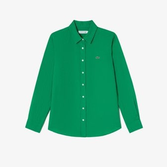 라코스테 [시흥점] 여성 베이직 린넨셔츠 CF905E-55G