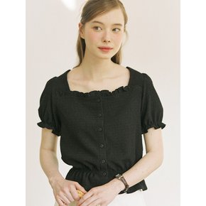 Sevigny Frill Blouse - Black