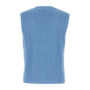 [해외배송] 기마구아스 코튼 블루 니트조끼 BRIDGETTETANKTOP  BLUE