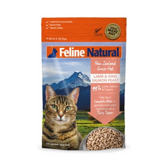 케이나인내추럴 Feline 돌결건조 램 & 살몬 320g