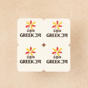 요플레 그릭 딸기80g*4