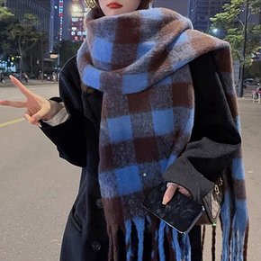 프리미엄 보들보들 빅 숄 도톰머플러 목도리 3color