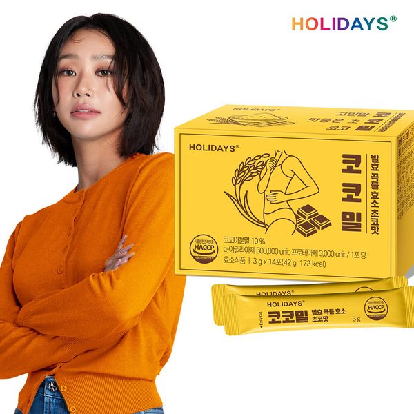 코코밀 발효 곡물 효소 초코맛 14포 1박스