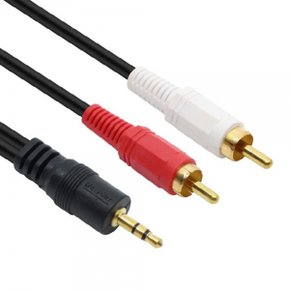 MBF-SR500M (5m) 3.5 스테레오 to 2RCA 케이블