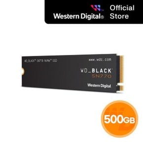 SOI 공식총판 Western Digital WD BLACK SN770 NVMe 1TB 500GB