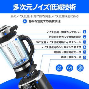 1.75L (25000~60000RPM) blender mixer [] 가열·분밀 일체형 고기능 전동 쥬서 믹서 대용량