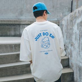 [alvinclo_enormous] XL~4XL 빅사이즈 저스트두잇 오버핏 반팔티 BE54117 (3 COLOR)
