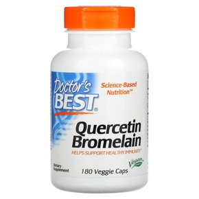 닥터스 베스트 퀘르세틴 브로멜라인 180정 Quercetin Bromelain 미국직구