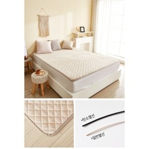 emf 탄소 반반온도 분리난방 온열 침대 캠핑 텐트 퀸사이즈 매트/장판/요 특대 150x200