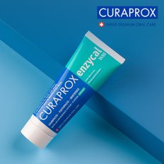 큐라프록스 큐라덴 엔자이칼1450 고불소 잇몸 시린이 구내염 치약 75ml 1개입