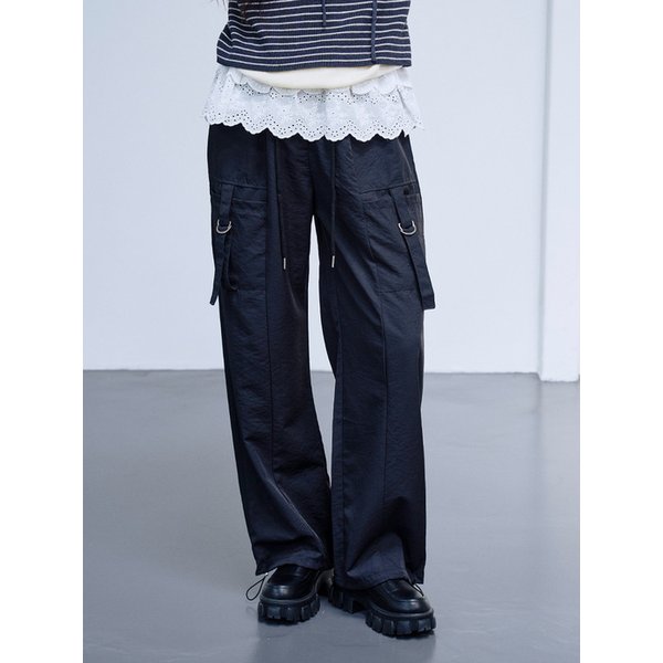 Pocket Strap String Jogger Pants (2colors)