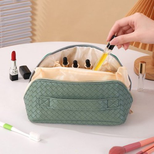빅무드 위빙 대용량 화장품 파우치 가방 메이크업 수납 정리함 4