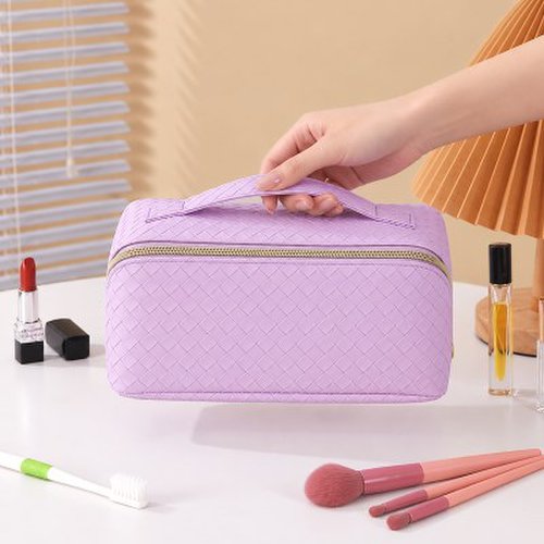 빅무드 위빙 대용량 화장품 파우치 가방 메이크업 수납 정리함 5