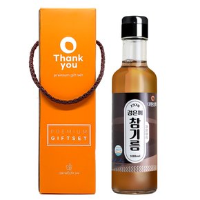 대현상회 50년전통대현상회 저온압착 검은깨 참기름 180ml [선물박스포장]