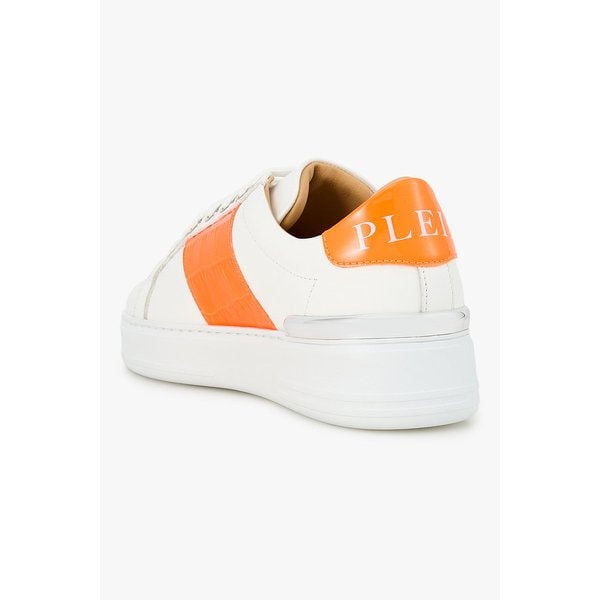 여성 헥사곤 믹스 레더 로우탑 스니커즈 8625332501000