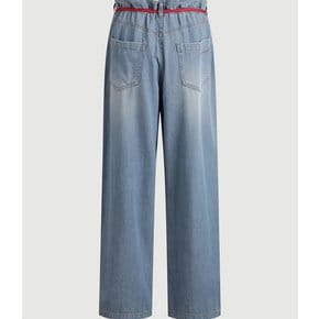 String Point In Banding Denim Pants (blue)  LFPDA25120BUX
