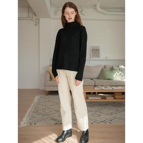 WED_Corduroy boots cut pants_CREAM