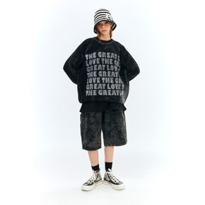 Lettering Knit Black