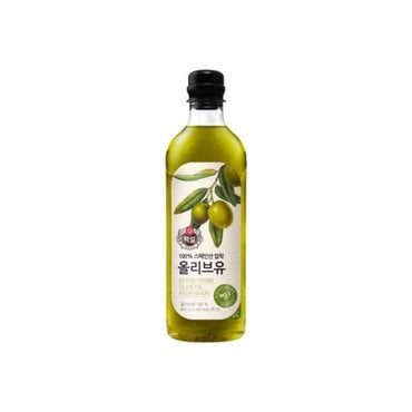  CJ 백설 올리브유 900ml 2개