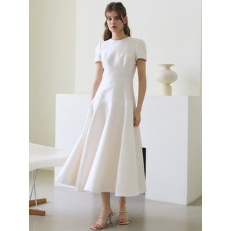 폴앤앨리스 [맞춤 제작] FLARED MAXI DRESS  / IVORY