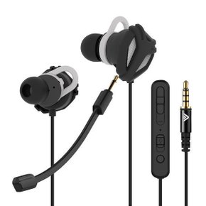 다이나믹 드라이버 게이밍 이어폰 SPE-G9Light 블랙