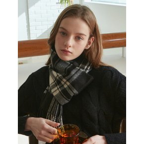 COZY CHECK MUFFLER_2COLORS