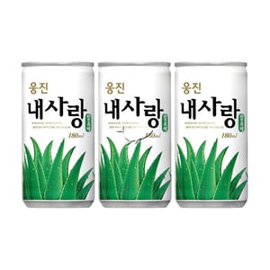  웅진 내사랑 알로에 180mlx30캔/1BOX