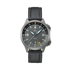 독일 라코 시계 파일럿 Laco Frankfurt GMT Aviator 워치 Grey Made in Germany  43 mm Diameter