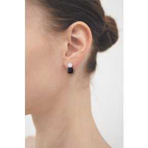 5mm Onyx Cubic Earrings