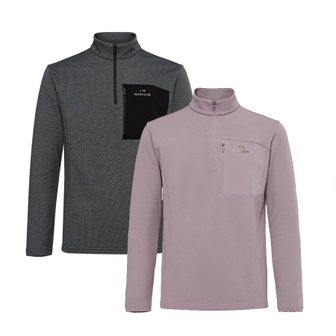 아이더 [부산점] 퍼포먼스 남성 긴팔 짚업 티셔츠 DMU25213