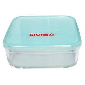 일제 파이렉스 렌지오븐 내열유리 냉장용기 정사각-1.3L 1개/블루 (3248B)/찬통