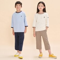 [BEANPOLE KIDS] 24FW 와플소재 7부 상하 세트 (2종 택1)