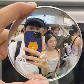 /굿즈하우스 휴대용 감성 단체 사진 사각지대 볼록 거울 반사경