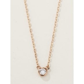 14K Lab Diamond Necklace