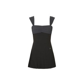 MERRY PLEATS DRESS charcoal