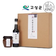 우양수산 메주품은 어간장 500ml+어된장 500g 선물세트