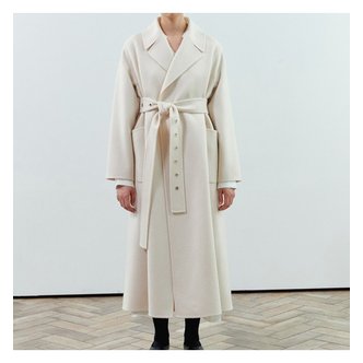  [MOMEN] Special Moment Punching Belt Coat - Cream_XMPELYWB41131