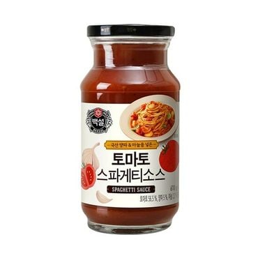 CJ 백설 토마토스파게티소스 (대용) 610g