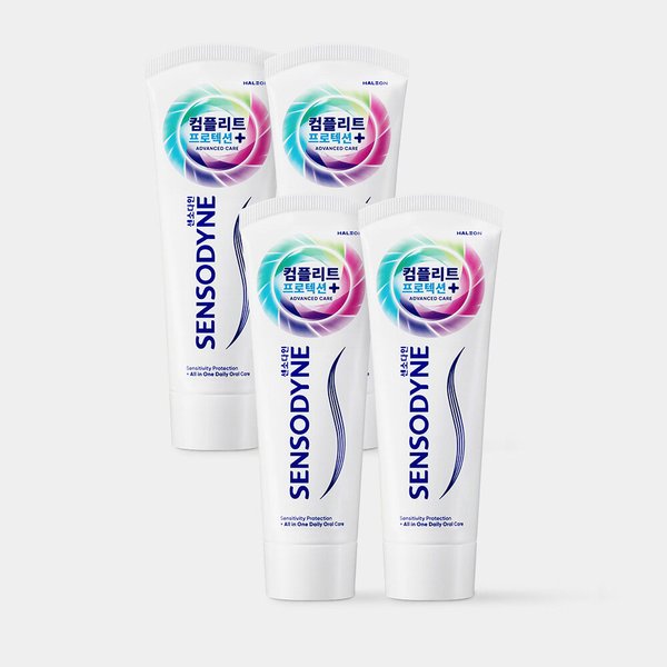 컴플리트 프로텍션 플러스 치약 100g x4개