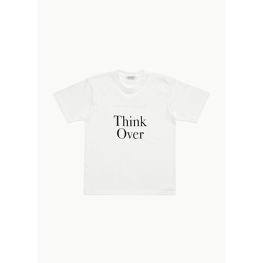 샵아모멘토 포엣밋덥와이즈 25SS Think Over T-Shirt (2 Colors)
