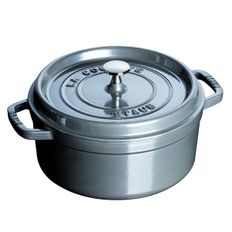 독일 스타우브 무쇠냄비 STAUB 2.5 Quart Round Cocotte Graphite Grey 1344980