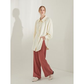 planet-13 pin tuck wide pants_light brown