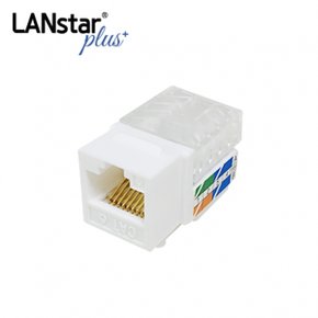 LANSTARplus LSP-6IC-UKWT CAT.6 Inline 키스톤잭