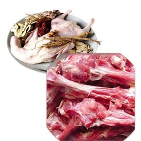덕담골 유황오리뼈(날개,다리) 2KG