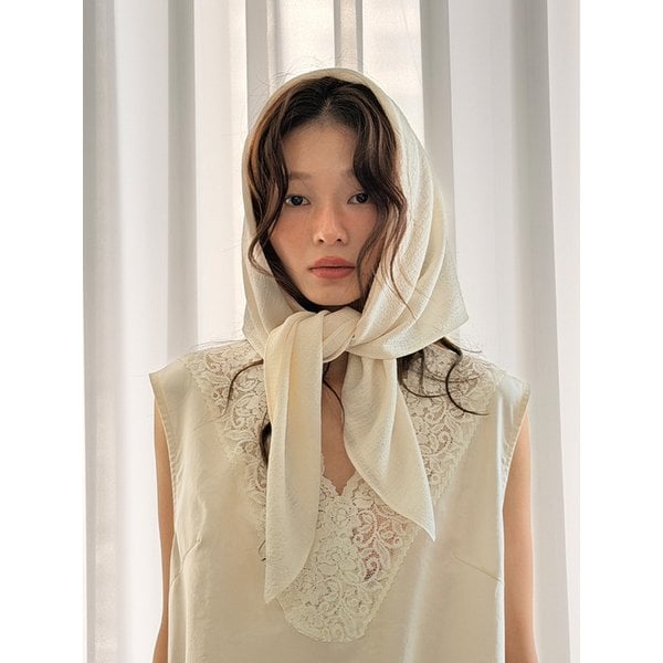 waffle see through kercheif 2color KE009