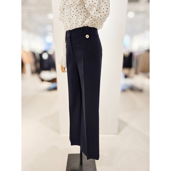 [파주점] [더아이잗컬렉션]탭 장식 부츠컷 팬츠 CR3A0SL061